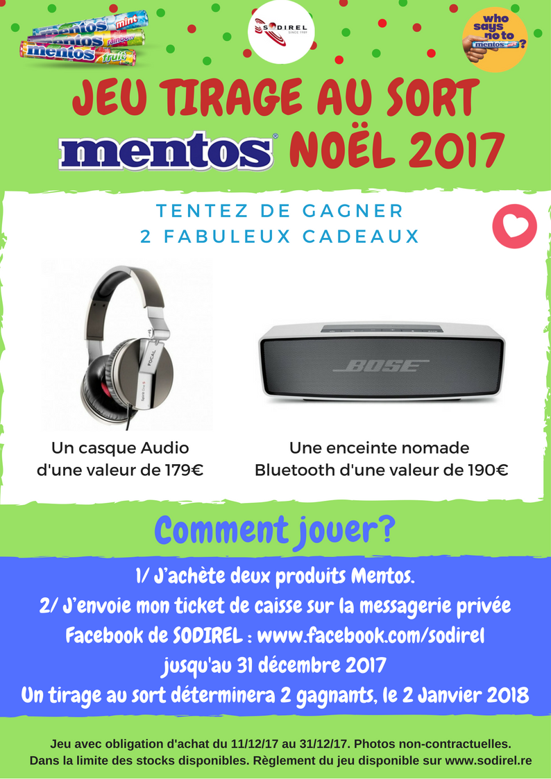 Lire la suite à propos de l’article Résultats Jeu Mentos Noël